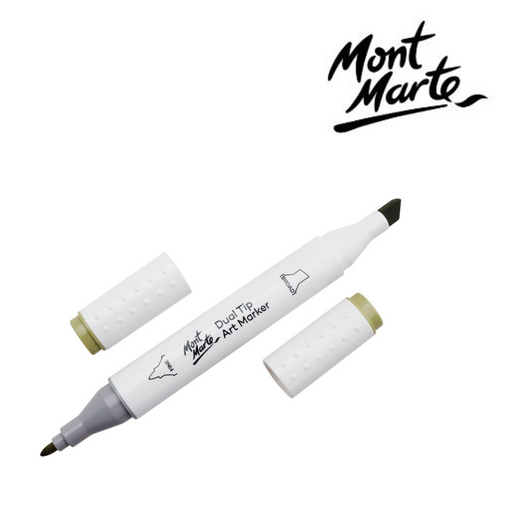 MM Dual Tip Alcohol Art Marker Chartreuse G12 with broad and fine tips for blending and illustration