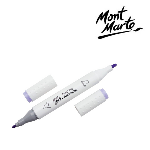 MM Dual Tip Alcohol Art Marker Lilac (V5) with broad and fine tips for smooth blending, shading, and detailed colouring.