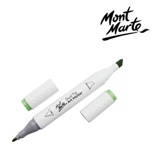 MM Dual Tip Alcohol Art Marker Pistachio G11 light green alcohol marker with dual tips for smooth blending, shading and detailed colouring