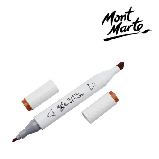 Raw sienna alcohol-based dual tip marker E2 – MM art marker for blending and warm tones