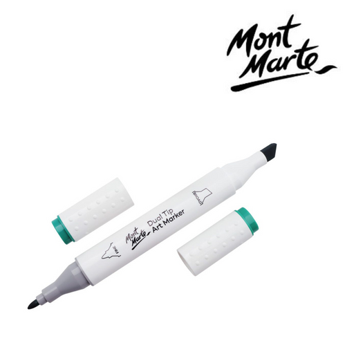 MM Dual Tip Alcohol Art Marker in Shamrock Green (G3) with broad and fine tips for blending and detailed colouring.