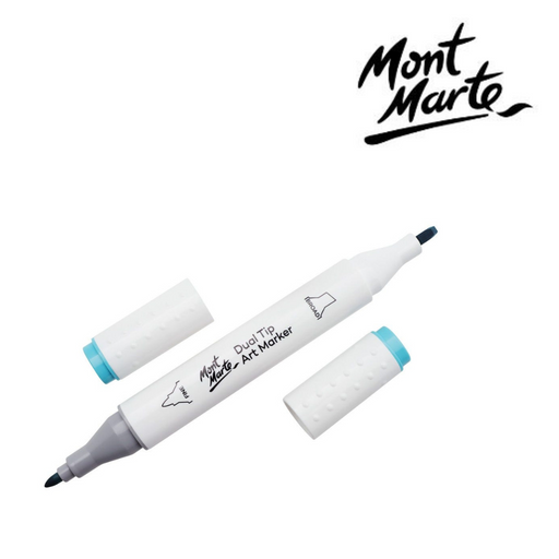 MM Dual Tip Alcohol Art Marker Turquoise B8 aqua blue-green alcohol marker with dual tips for smooth blending, shading and detailed colouring.