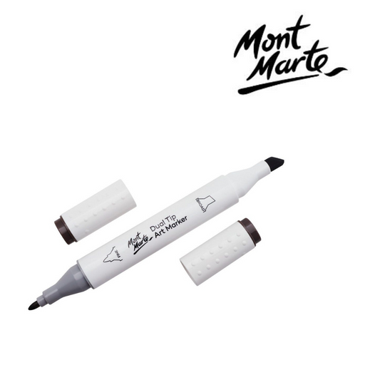MM Dual Tip Alcohol Art Marker Warm Grey (GY7) with broad and fine tips for smooth blending, shading, and detailed artwork.