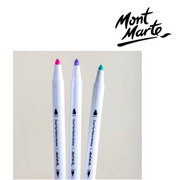 MM Dual Tip Fabric Markers 12pc water-based non-toxic markers with 2mm fine tip and 5mm broad tip for fabric decorating – thumbnail