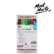 MM Duo Colour Pencils 24pc set – double-ended coloured pencils with 48 colours for drawing, shading and colouring – thumbnail