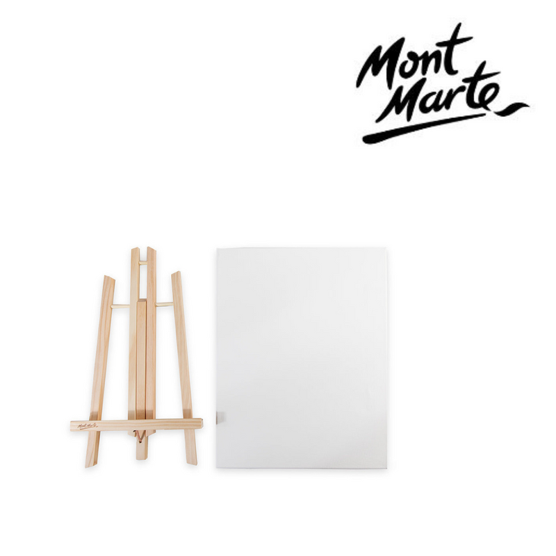 Art easel with canvas – MM painting set for beginners and students