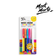 MM Magic Colour Change Markers 5pc set with colour changer marker for fun kids colouring and school projects – thumbnail