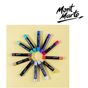 MM Metallic Oil Pastels 12pc shimmer pastel crayons for drawing, highlights and crafts – thumbnail