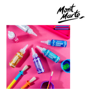 MM Metallic Poster Paint Set 6pc x 60ml shimmer paints for school projects and crafts – thumbnail