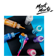 MM Metallic Poster Paint Set 6pc x 60ml shimmer paints for school projects and crafts – thumbnail