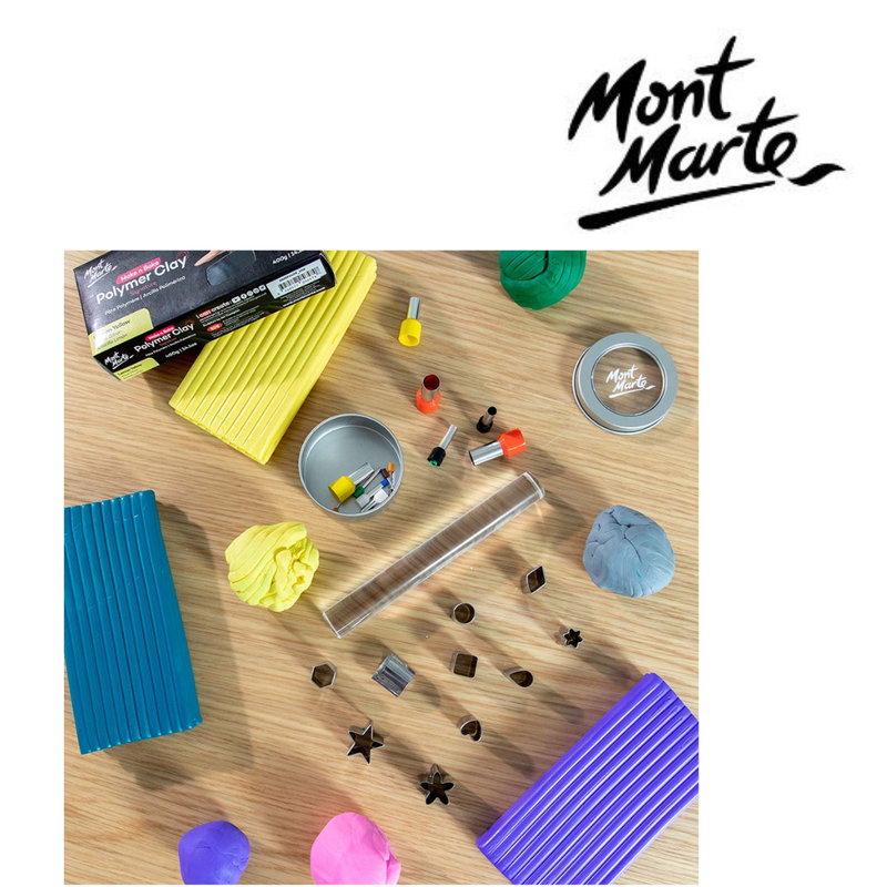 MM Polymer Clay Mini Cutter Set 10pc small cutters for shaping polymer clay earrings, charms and mini craft pieces with clean edges