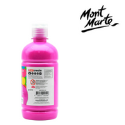 MM Poster Paint 500ml Fluoro Purple neon poster colour bottle for school projects and posters – thumbnail