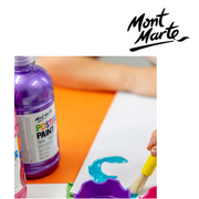 MM Poster Paint 500ml Metallic Purple bottle for school crafts and posters – thumbnail