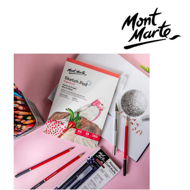 MM Precision Craft Knife 3-piece set for detailed cutting of paper, cardstock, vinyl, and craft materials.