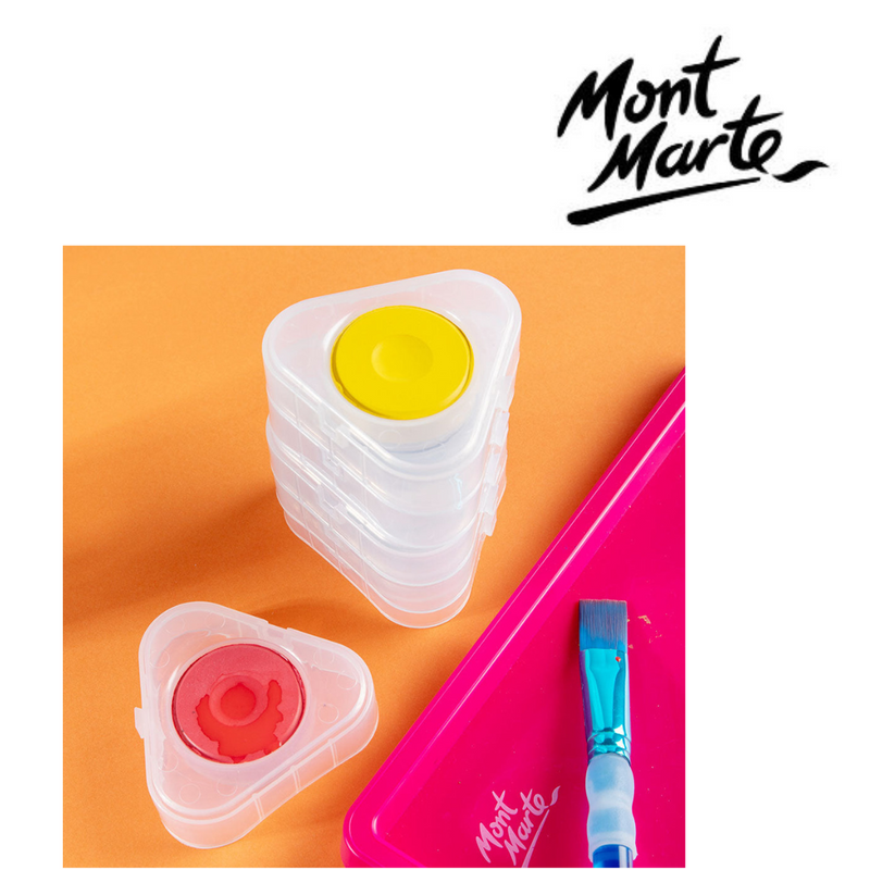 Bright tempera paint wheel with 6 colours – MM paint set for crafts