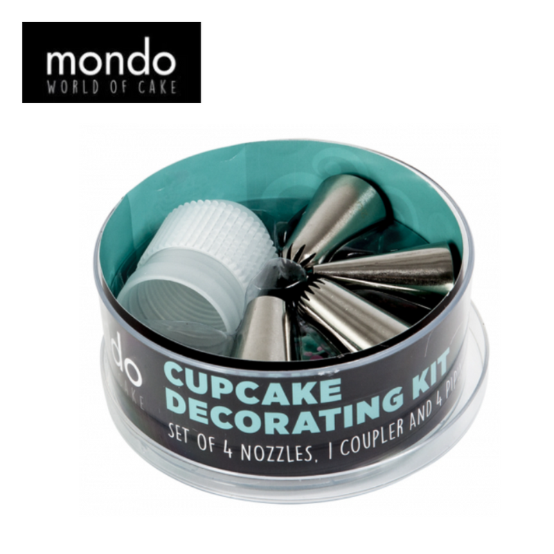 MONDO CUPCAKE DECORATING SET 10 PIECES