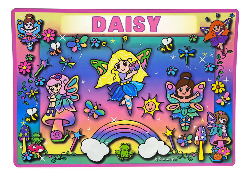 “Daisy” kids placemat with bright design