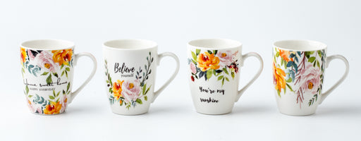 Assorted inspiration new bone china mug with 340 ml capacity
