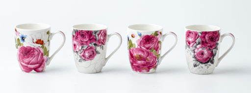Garden blooms assorted new bone china mug 340 ml