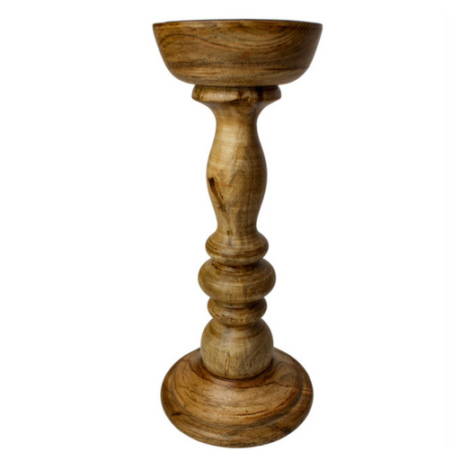 Ronis MWood Candle Holder 29x13cm Natural