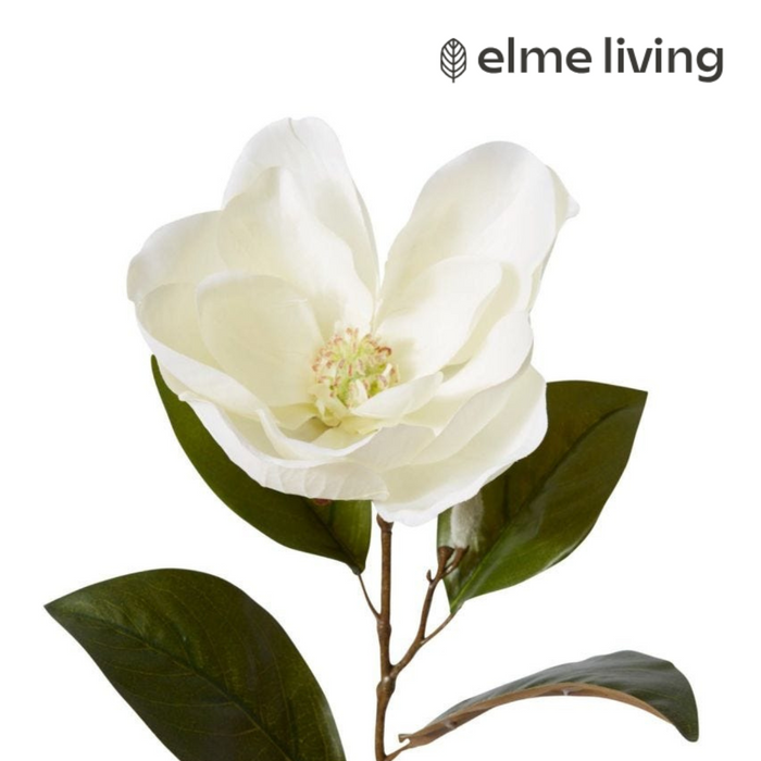 Ronis Magnolia Flower Stem White 20x14x74cm