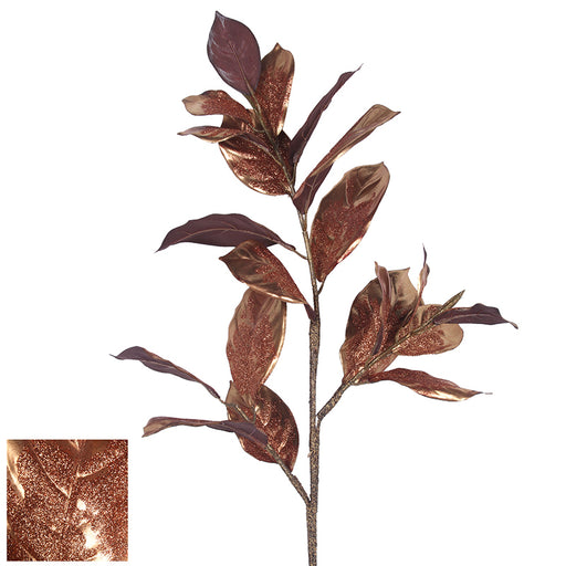 Ronis Magnolia Leaf Stem 91cm Copper