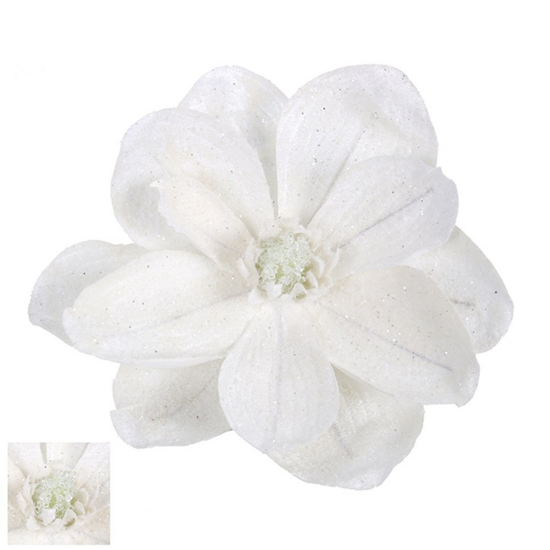 Ronis Magnolia With Clip 20cm White