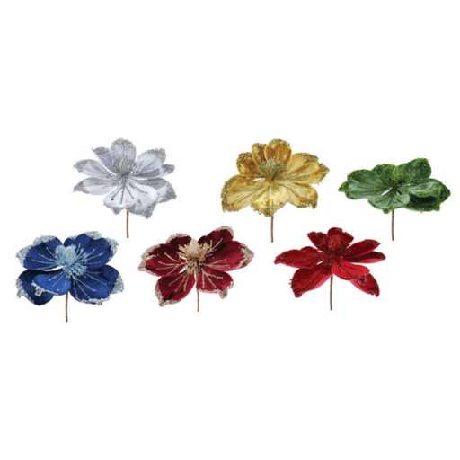 Ronis Magnolia Glitter Clip Assorted