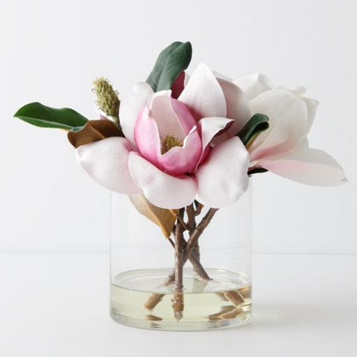 Ronis Magnolia Mix in Vase Fuschia 27cmh