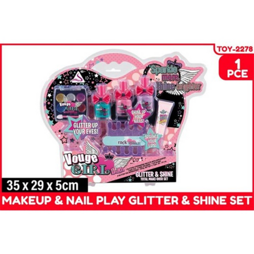 Ronis Makeup and Nail Play Set Glitter and Shine