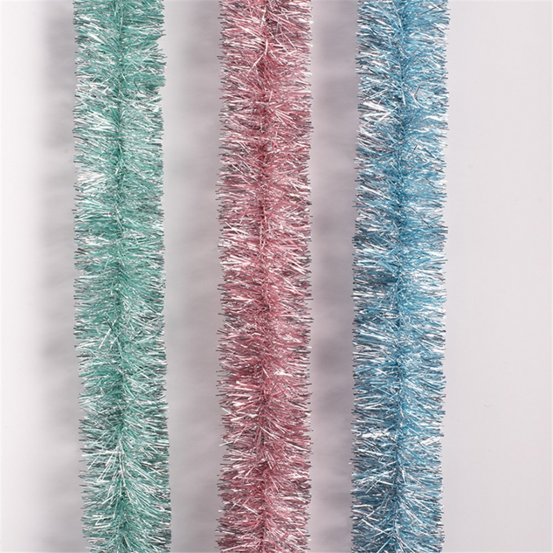 Making Spirits Bright Tinsel 200cm Assorted – Sparkling festive Christmas decoration in assorted colors
