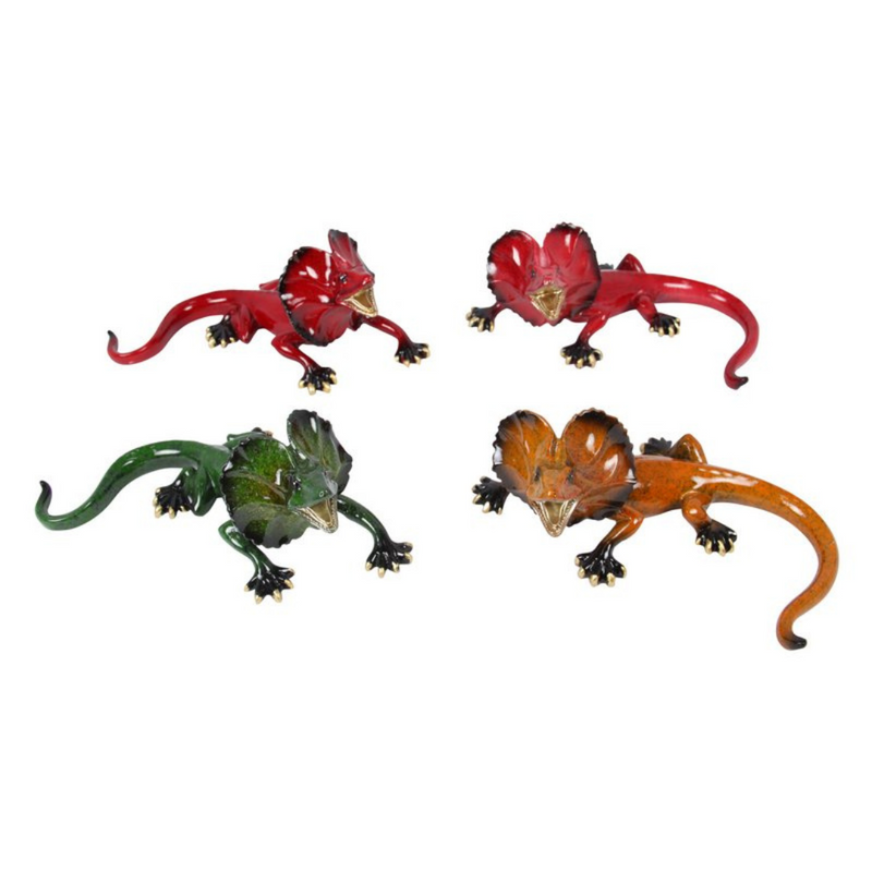 Ronis Marble Frilled Neck Lizard of Oz 15cm Assorted