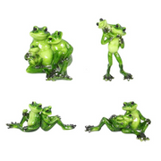 Ronis Marble Frog Families 13cm Assorted