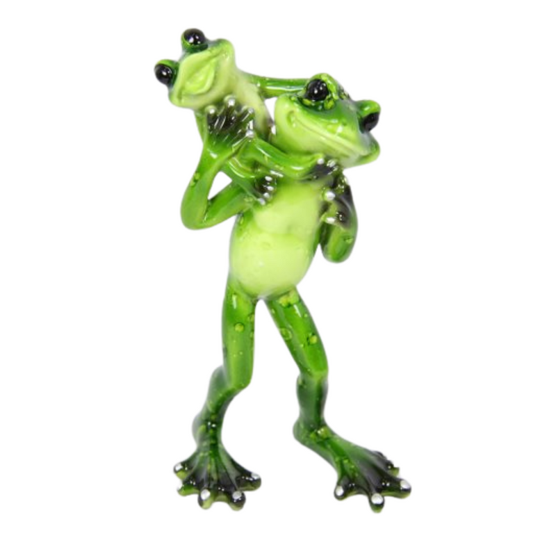 Ronis Marble Frog Families 13cm Assorted