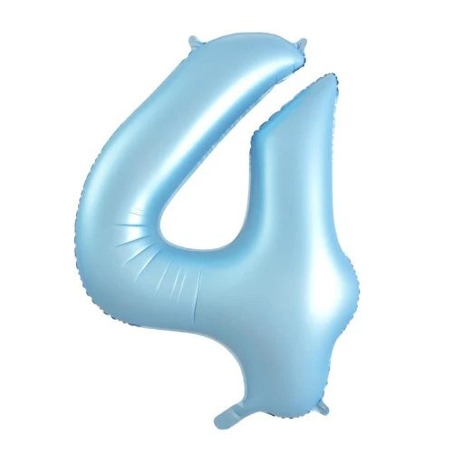 Decrotex Matt #4 Foil Balloon Pastel Blue 86cm