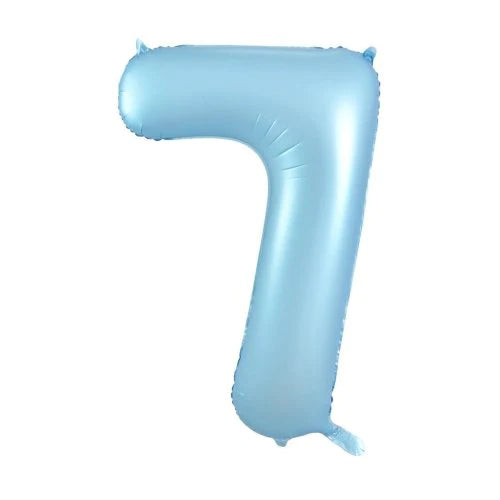 Decrotex Matt #7 Foil Balloon Pastel Blue 86cm