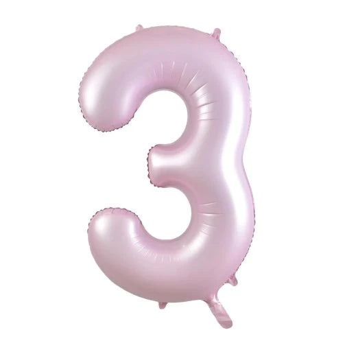 Decrotex Matt #3 Foil Balloon Pastel Pink 86cm