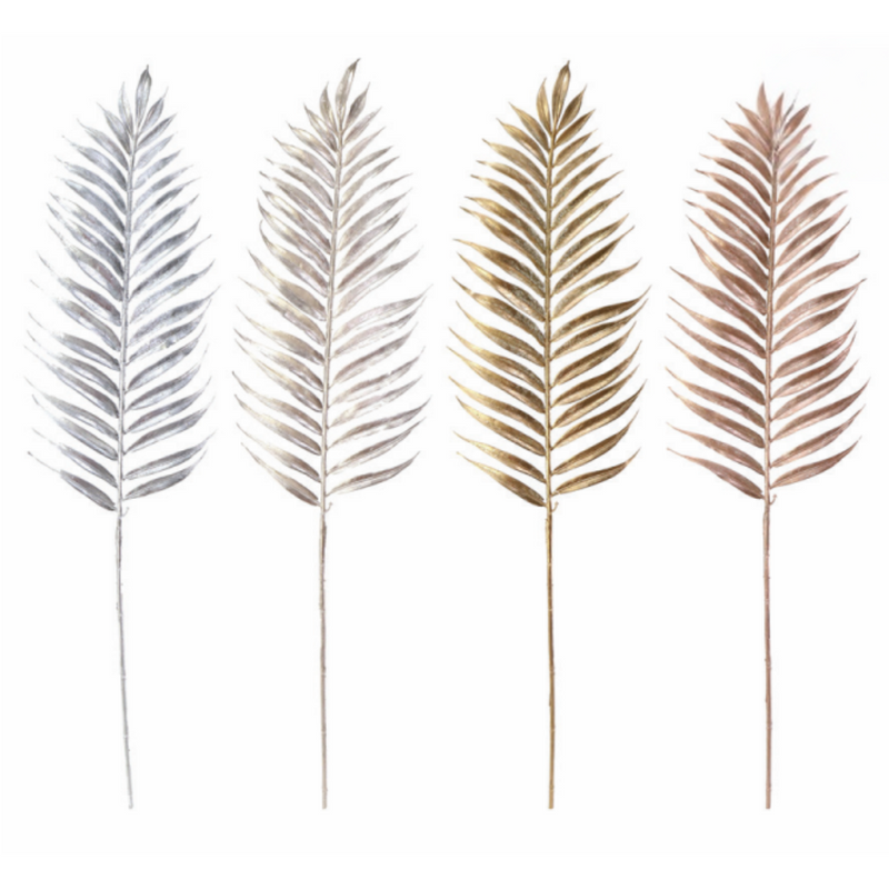 Ronis Matte Metallic Palm Leaf 80cm 4 Asstd