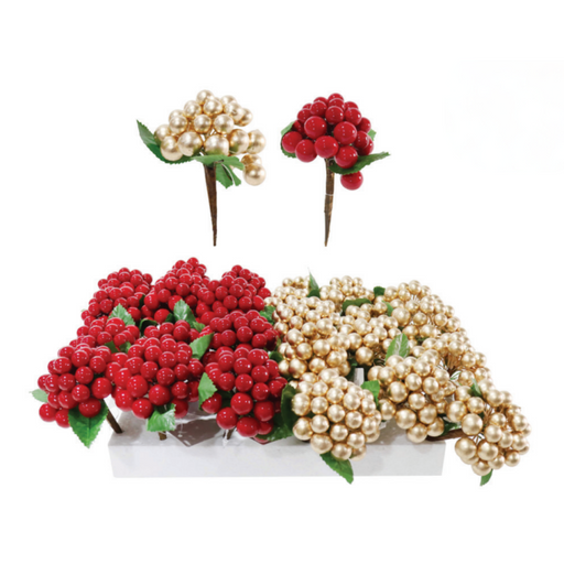 Ronis Matte Mini Berry Bunch 10cm Assorted