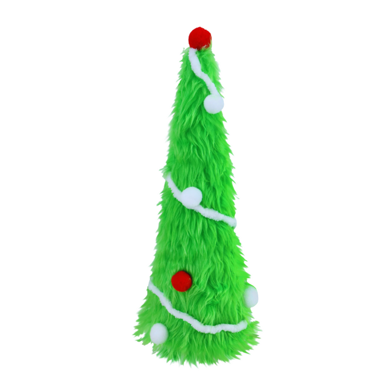 Mean Green Cone Tree 34cm Christmas decoration – Grinch-inspired festive tabletop tree in bold green finish