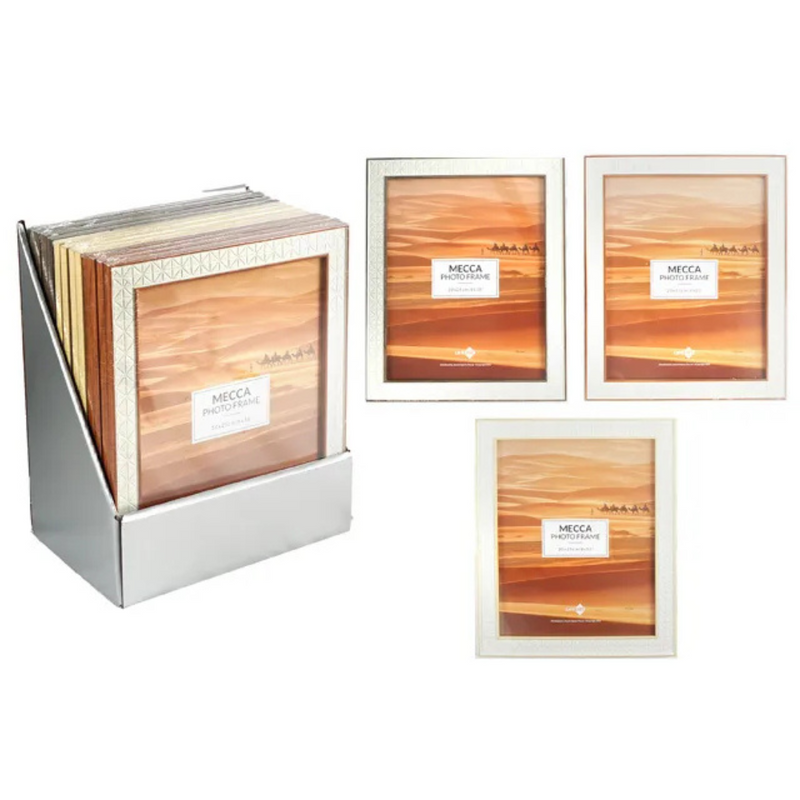 Mecca photo frame 20x25cm in assorted finish, versatile picture frame for photos and prints, ideal for shelf styling or gallery wall display