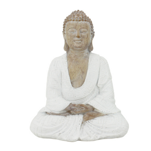 Ronis Meditate Monk 13x18cm White