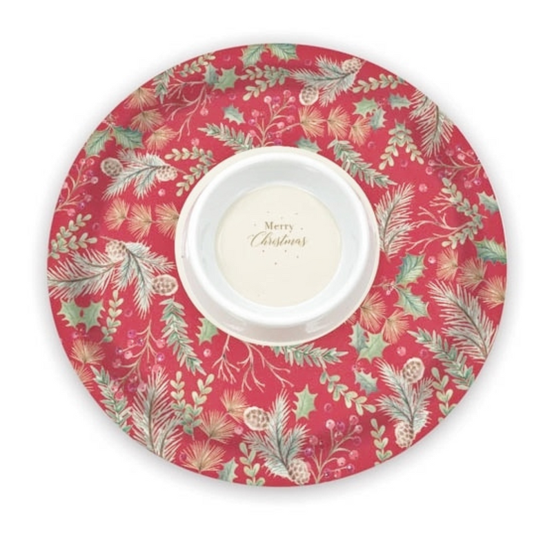 Ronis Melamine Chp N Dip Trad Foliage 31x8cm