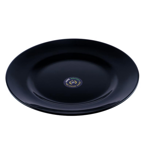 Ronis Melamine Platter Plate Round 39cmD x 4cm Black