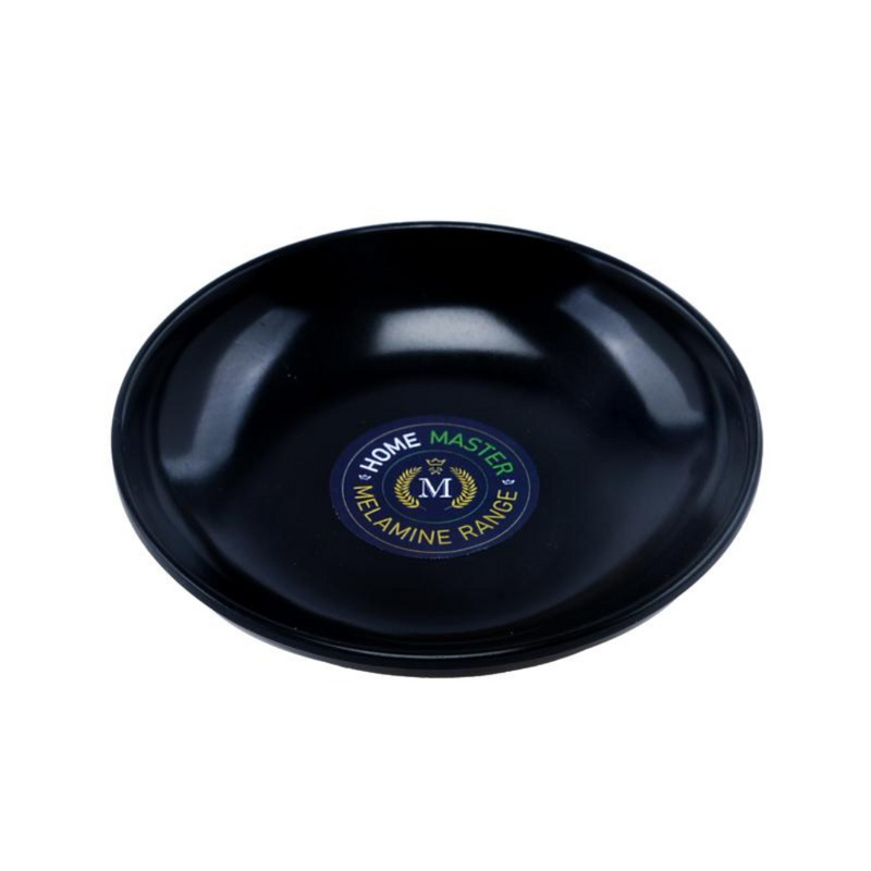 Ronis Melamine Sauce Dish Round 9.5cmD x 2cm Black