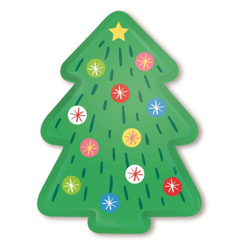 Ronis Melamine Tray Shape Cut Christmas Kids Tree 23x32cm