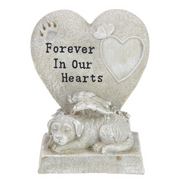 Ronis Memorial Dog With Love Heart 28cm – thumbnail