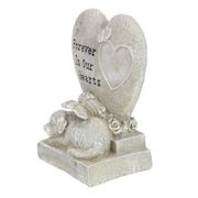 Ronis Memorial Dog With Love Heart 28cm – thumbnail