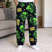 Men’s Snuggy Sherpa pants in assorted Style 1 designs, featuring ultra-soft fleece for warm, cosy comfort during colder days and nights. – thumbnail