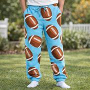 Men’s Snuggy Sherpa pants in assorted Style 2 designs, featuring ultra-soft fleece for warm, cosy comfort during colder days and nights. – thumbnail